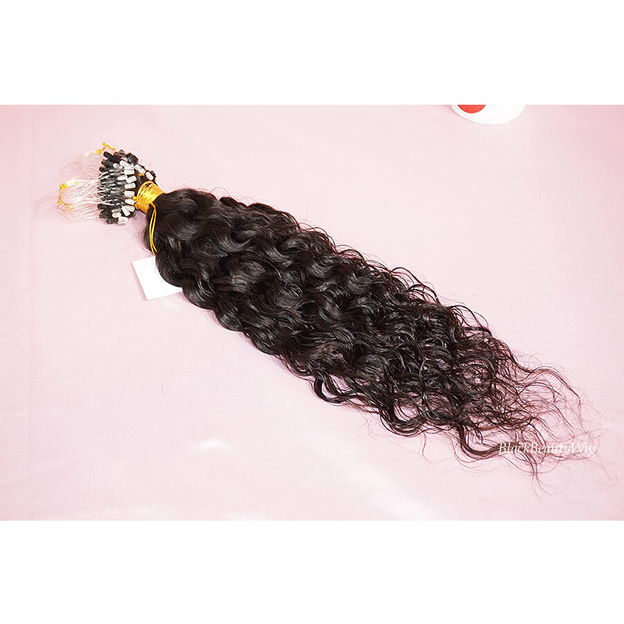 Micro Loop Human Hair Extension Loose Wave Brazilian Microlink Hair 100strands