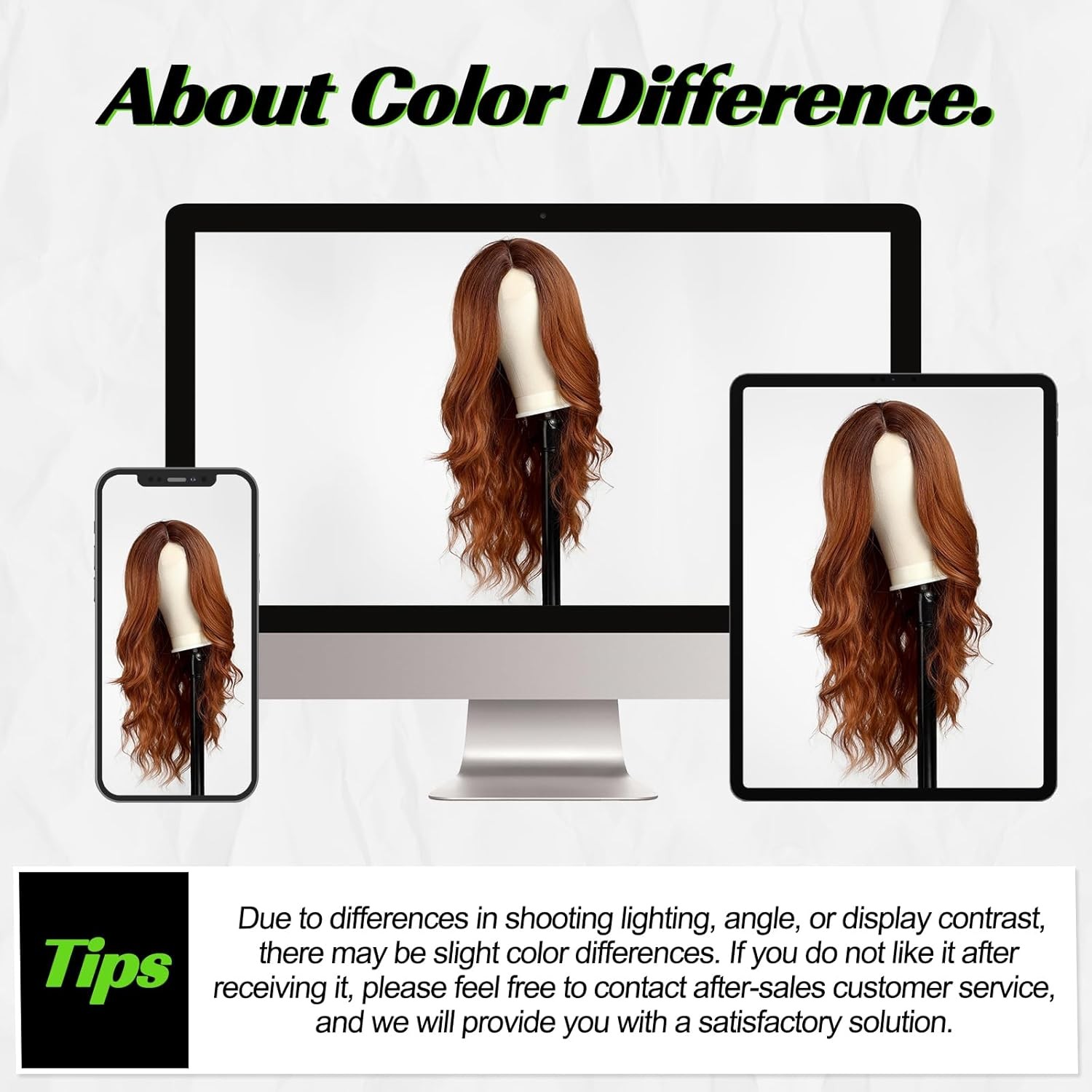 starluck Long Ombre Auburn Wavy Wig for Women 26 Inch Middle 26 Inch,