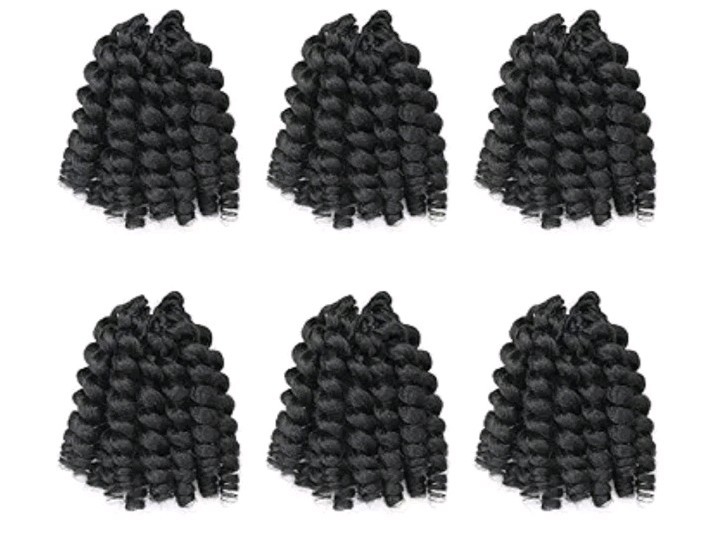 Wand Curl Crochet Hair Jamaican Bounce 6 Packs Twist Braid Hair for Black Women