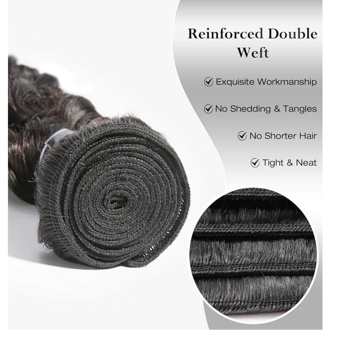 ASHINEs Deep Wave Raw Cambodian Hair – 100% Human, Wet & Wave Ready!