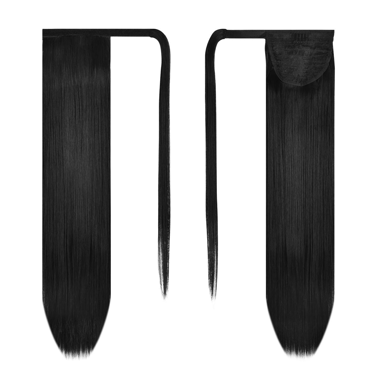 Natural Black Straight Ponytail Extension – 26 Inch Long