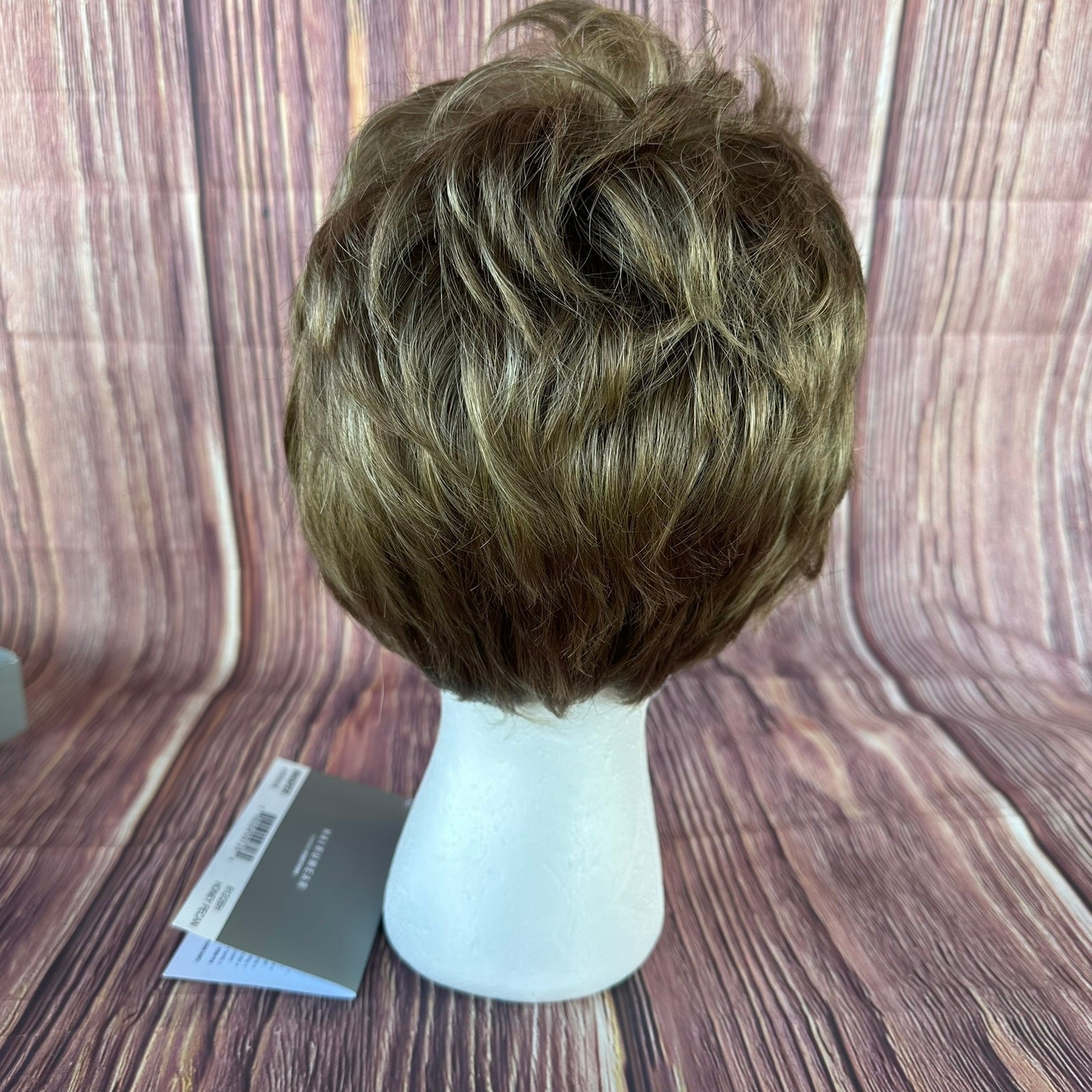 New Raquel Welch Short Asymmetrical Cut Ready To Wear Synthetic Wig Honey Pecan