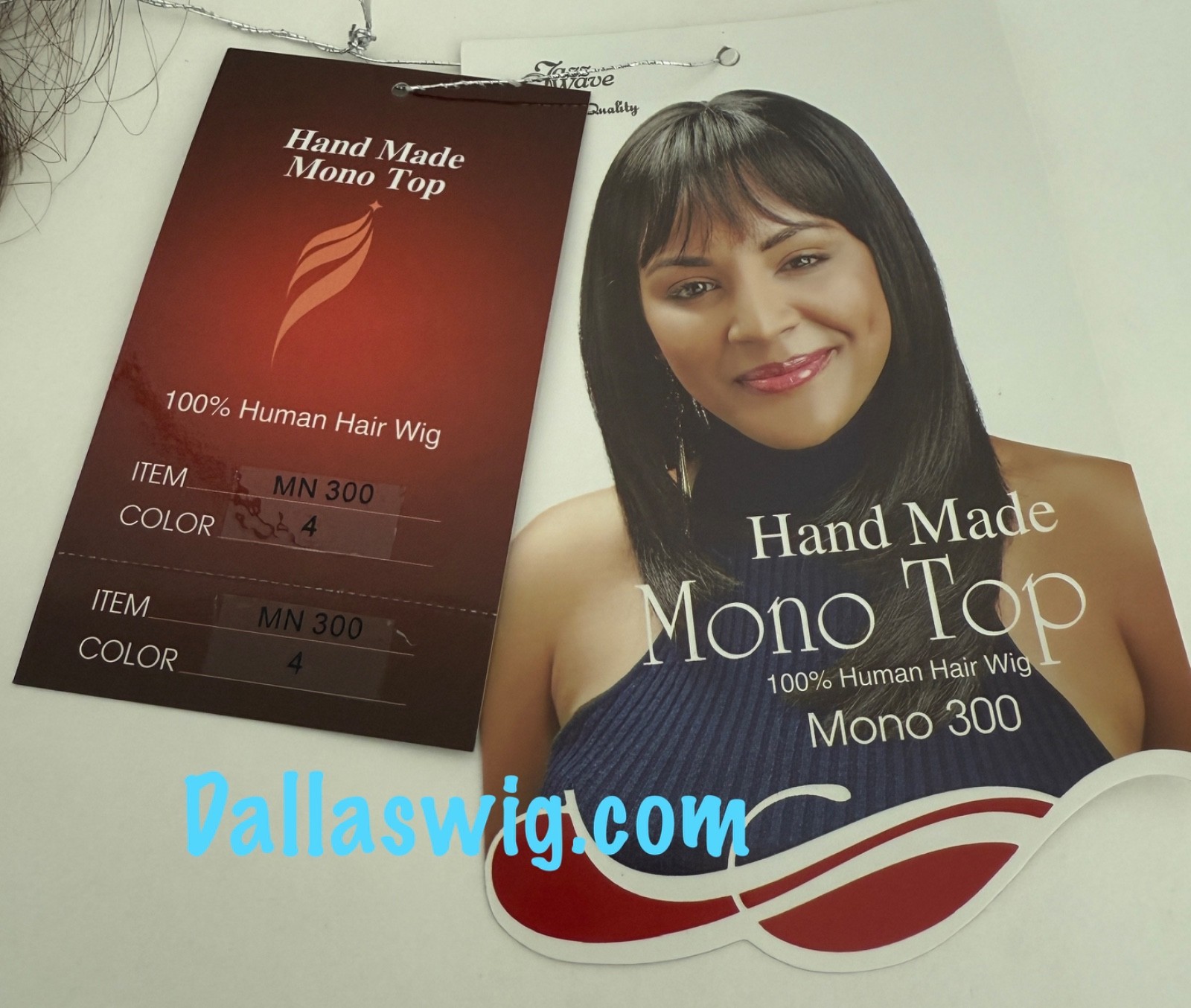 OPEN BOX SALE Jazz Wave 100% Human Mono Top Bob Hand Made MN 300 Full Wig