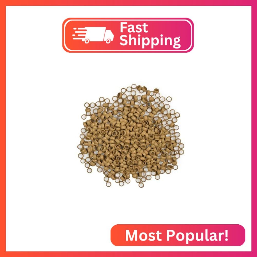 4.0mm Nano Beads for Hair Extensions Copper Nano Rings Micro Link Beads for Hair