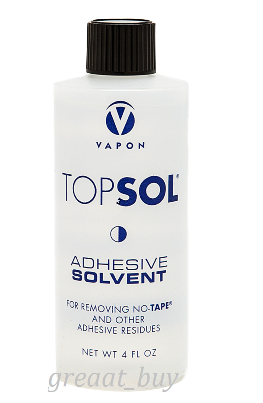 VAPON NO TAPE 1.0 OZ Bonding Adhesive Glue tube & Topsol Adhesive Remover(4 oz)