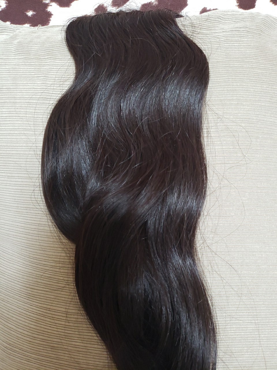 Raw Indian Natural Wave Hair Extensions DARK BROWN