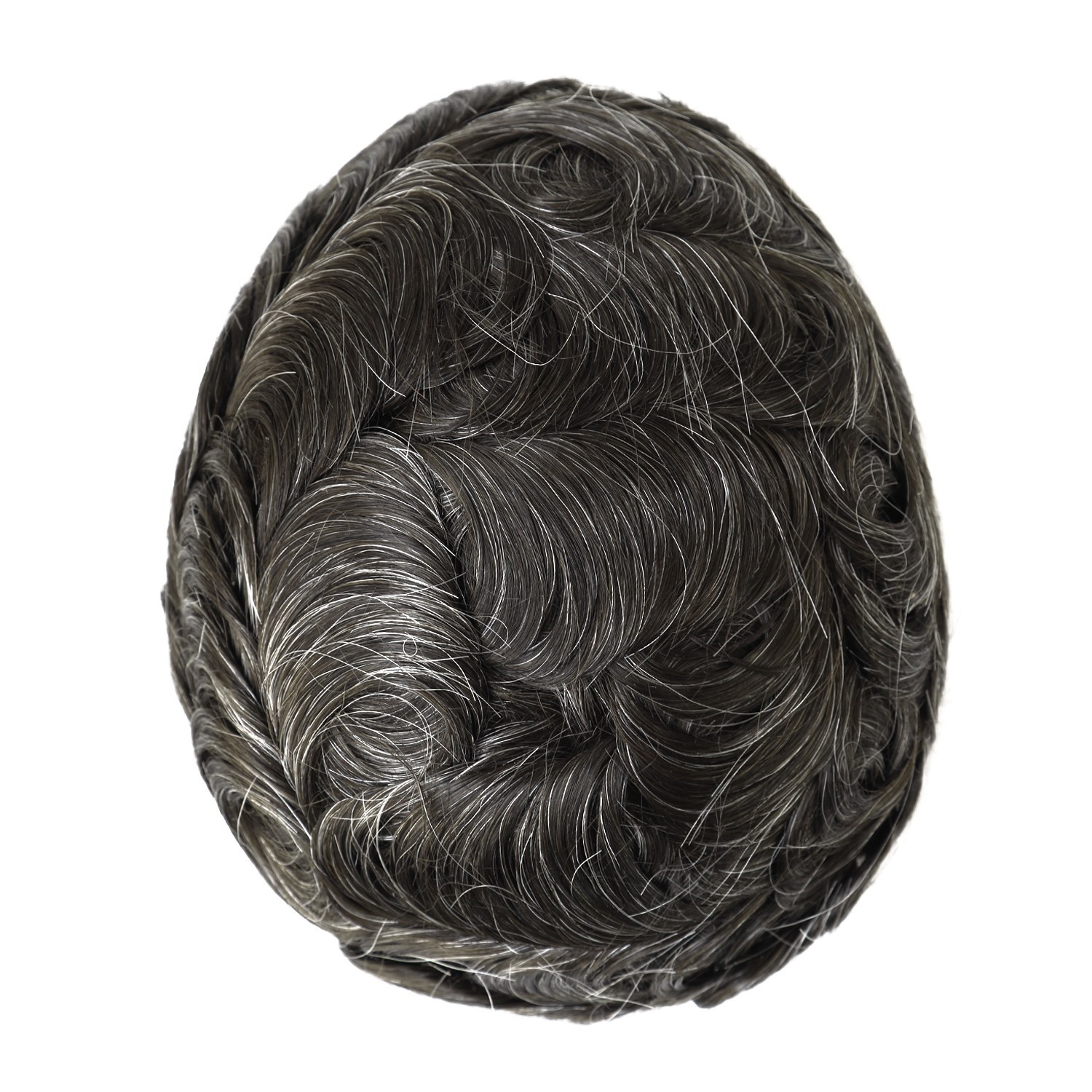 Mens Toupee Human Hair Replacement System 0.08mm Thin Skin Hairpiece 08-10 #220