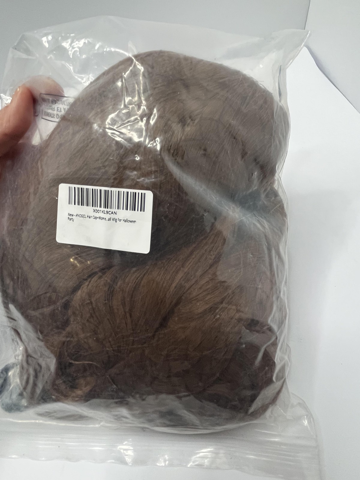 ANOGOL Brown Hair Cap Women Wig Cosplay Costume Halloween Adult Party New Wig