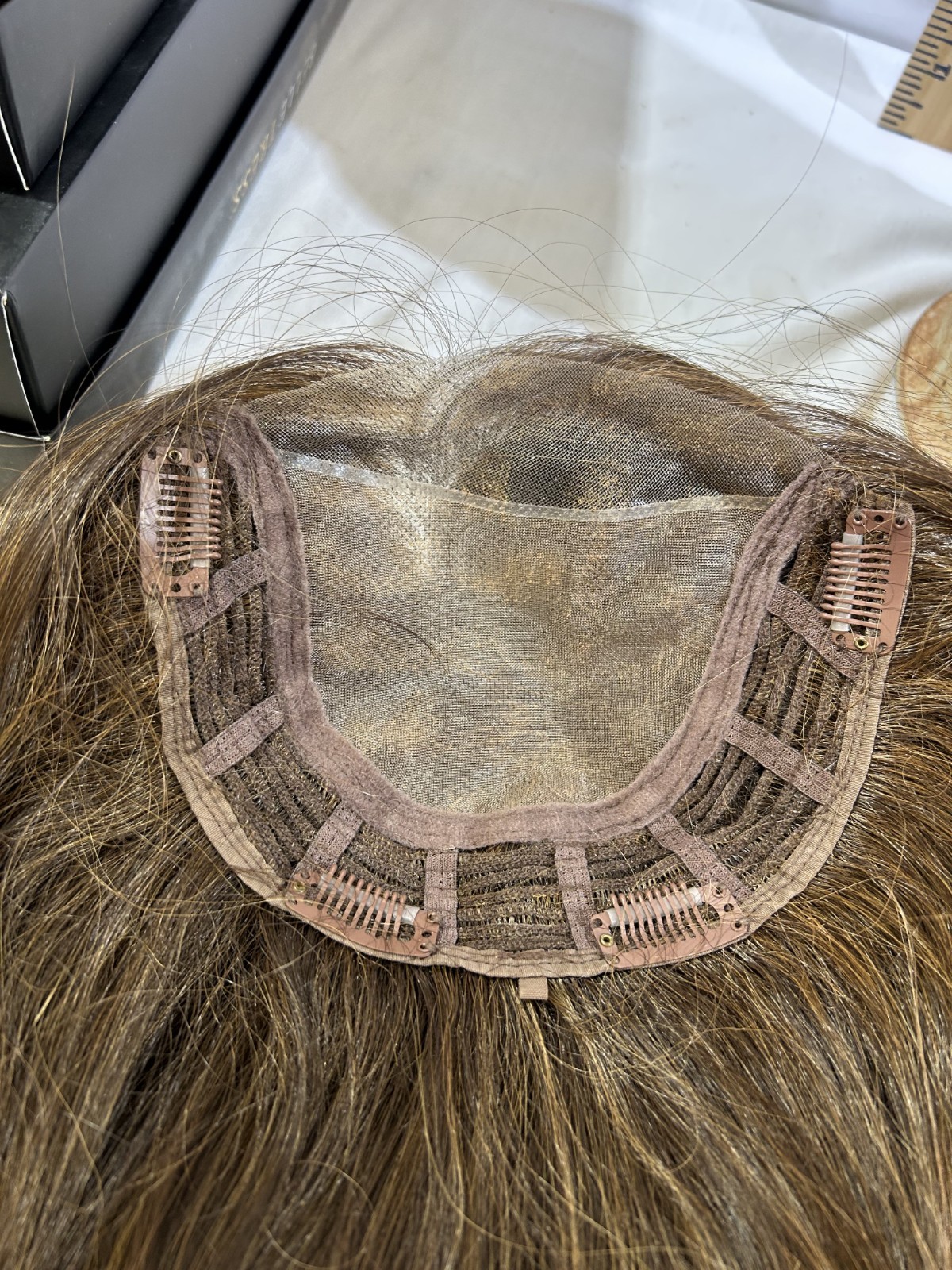 Lace Front Mono Top Wave 18 | Belle Tress chocolate with caramel