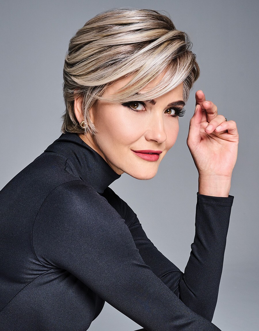 POSH PREMIERE Wig by RAQUEL WELCH, ANY COLOR Hand-Tied +Lace Ft, FeatherLite NEW