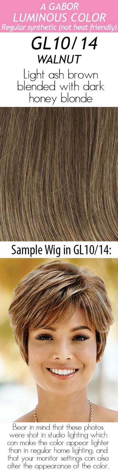 SWEET TALK Wig by GABOR – ANY COLOR! Average or Large, Lace Front, Mono Part NEW