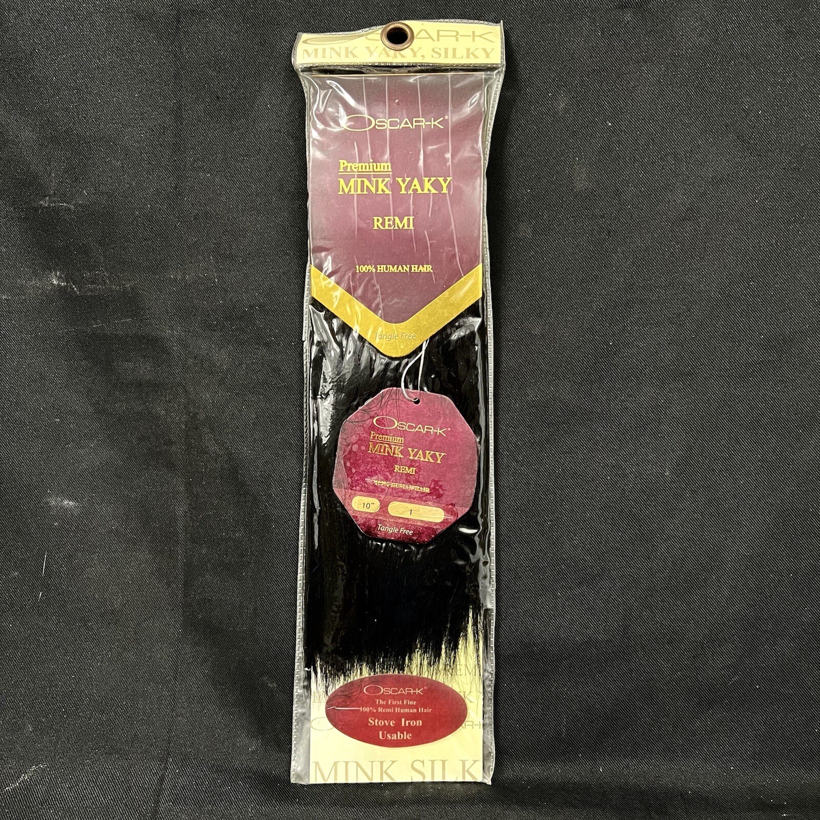 Oscar-K 100% Human Hair Remi Premium Mink Yaky 10” Color 1