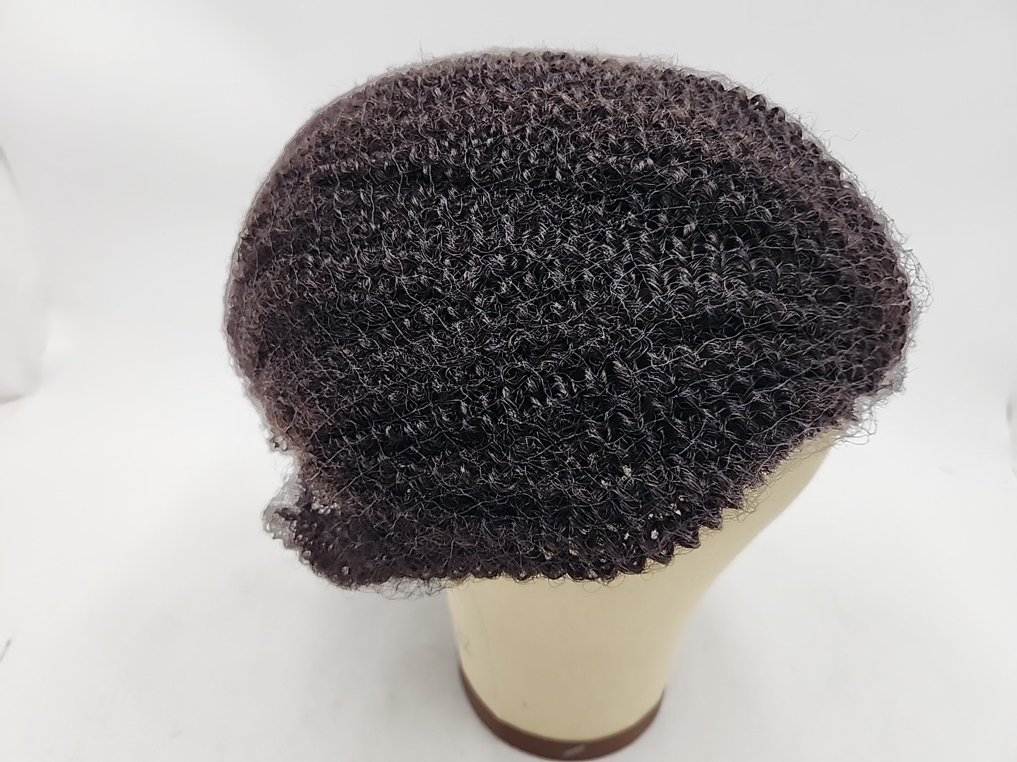NEW Half Wig. Black Color 16 inches.