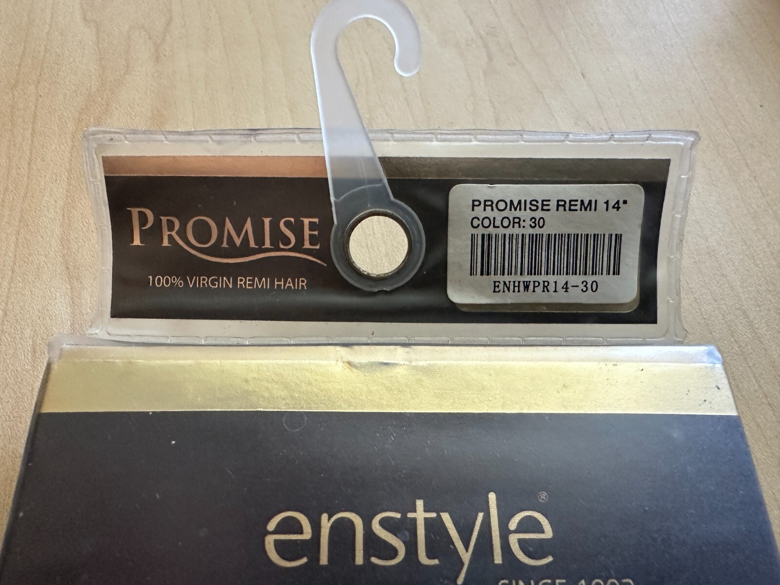 Enstyle #30 Med Auburn 14″ Virgin Remy Straight Human Hair Weft Sew-In Extension