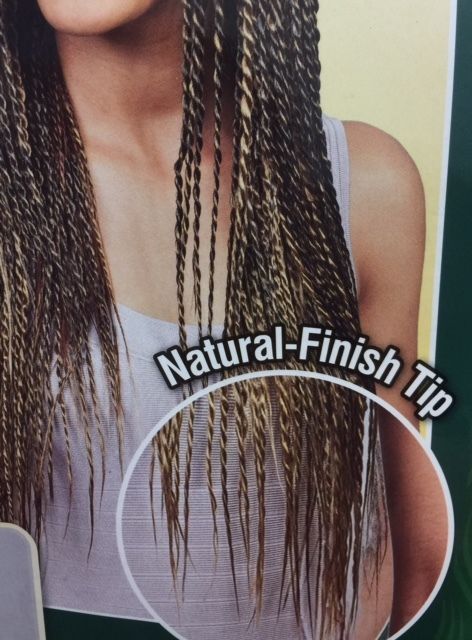 [6 Pack] Bobbi Boss Pre-Feather Tip Braiding Hair 100% Afrelle Kanekalon 3oz 54″