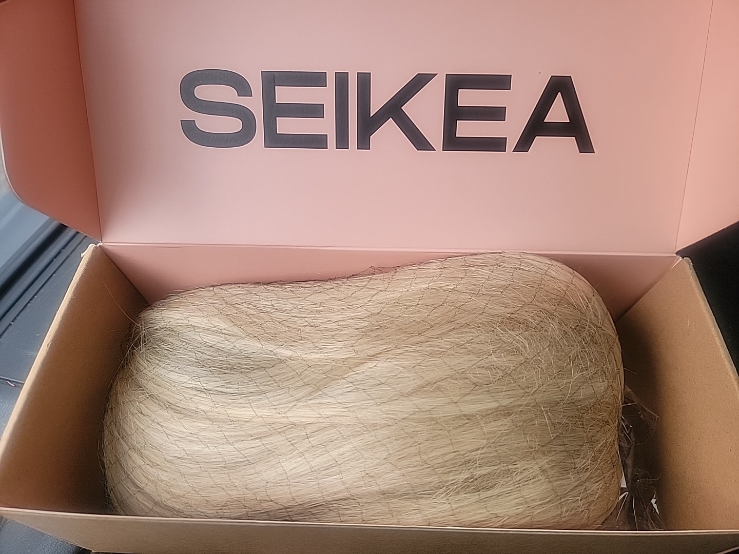 SEIKEA Cheer Ponytail Hair Piece 18″ Straight Blonde Cream Extension