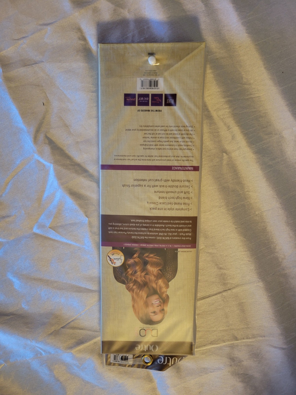 Outre Parisian Wavy Synthetic Heat Resistant Weft 5pcs 16-20in Color 2