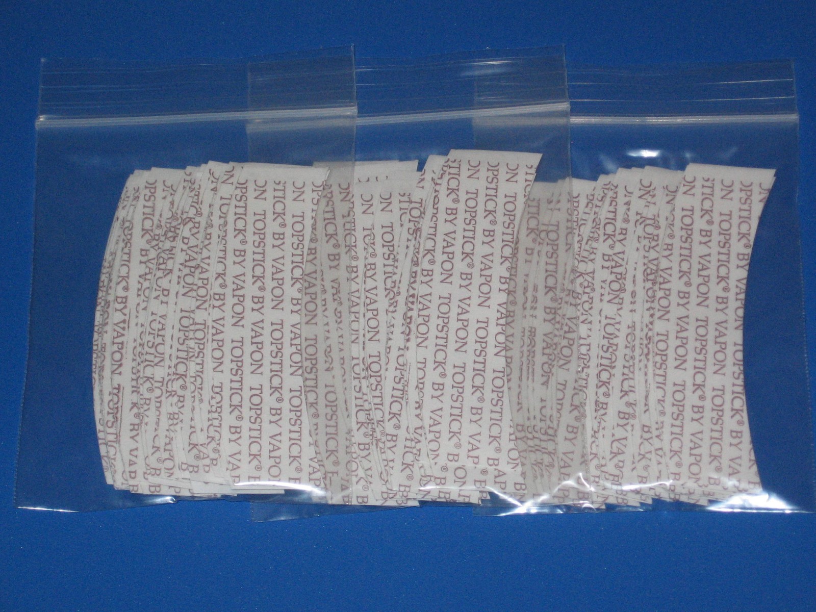 VAPON TOPSTICK Plus Custom Cut Front “A”Curve Tape,Clear,Double-sided 75 Pc~Wigs