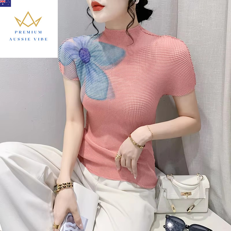 2023 New Summer European Clothes High Quality T-Shirt Women Fashion Design Sexy