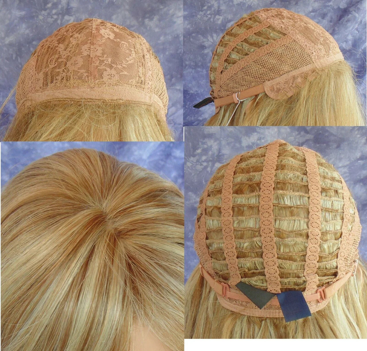 LONG SLIGHTLY WAVY WIG HEAT SAFE SKIN TOP CALI BLONDE STRIKING STYLE 1284
