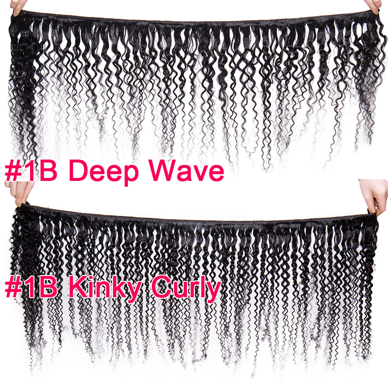 THICK 1-3 BUNDLES Brazilian Virgin Human Hair Weft Extensions Straight Body Wave