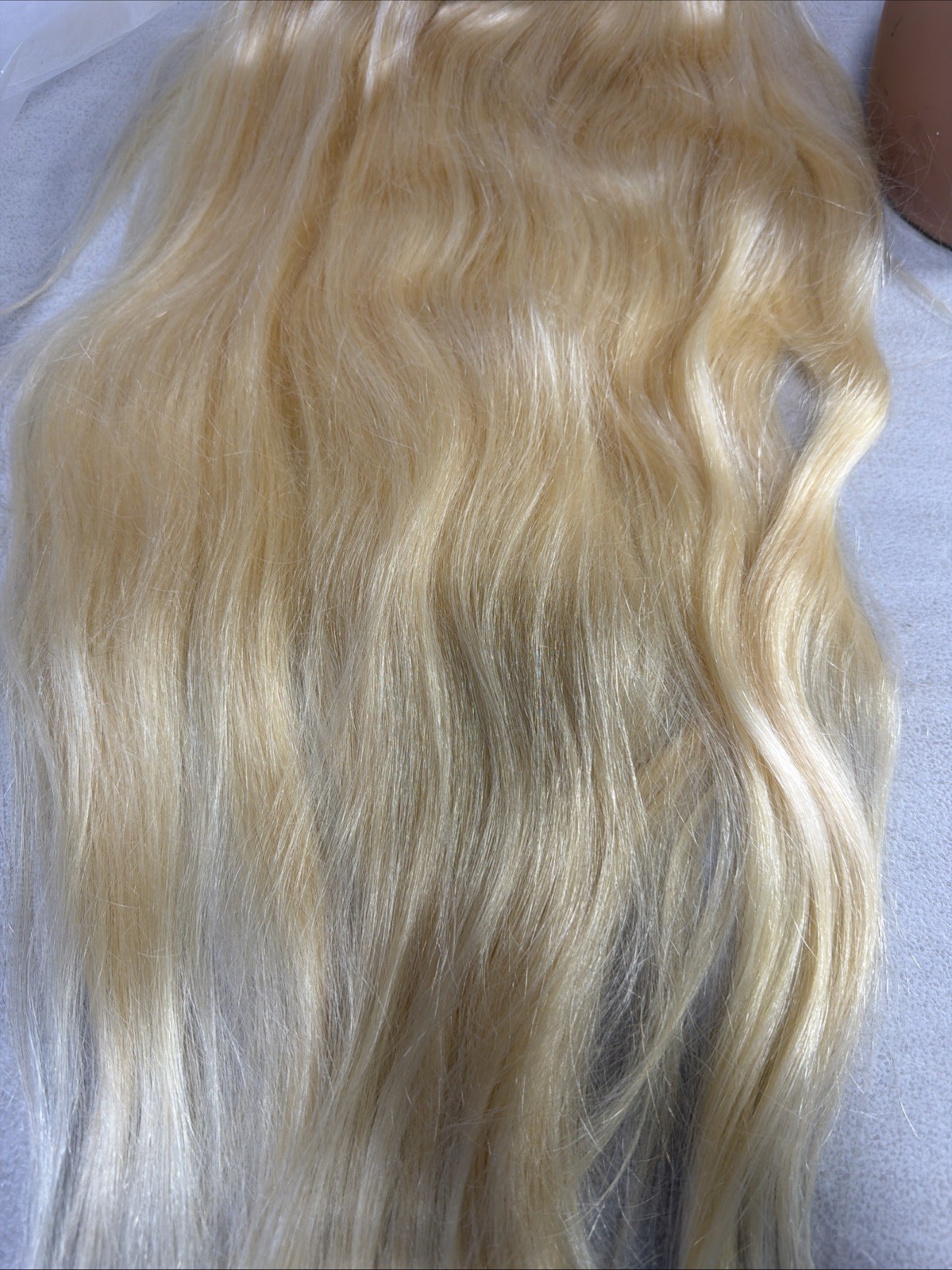 Blonde Human Hair Wig 34in 100% Human Hair 400g