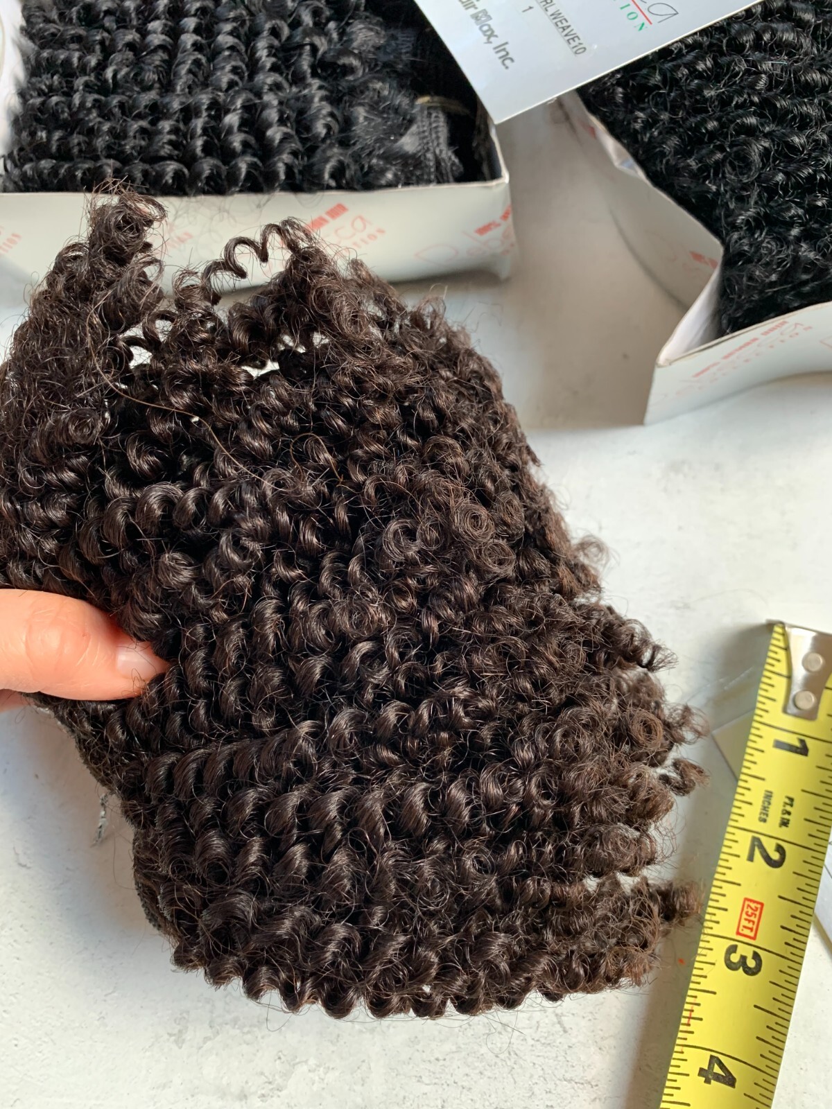 100% Human Hair for Weaving, Afro Curl 10″ Feels Soft & Looks Natural, #1 #1B