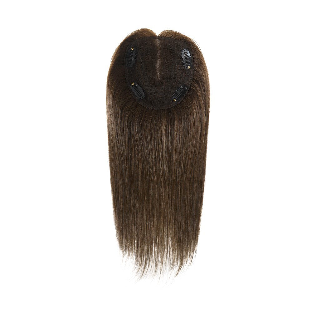 Topper for Women Durable Lace Toupee Human Hair Top Pieces TP79 #2