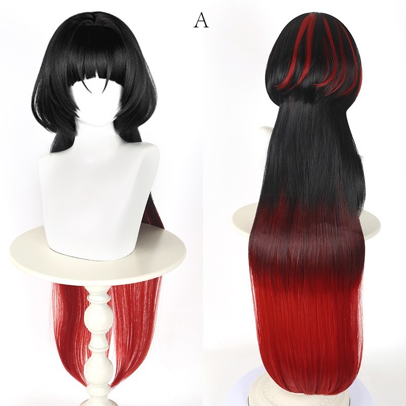 Zenless Zone Zero Jane Doe Cosplay Wig 300g Natural Black High Density