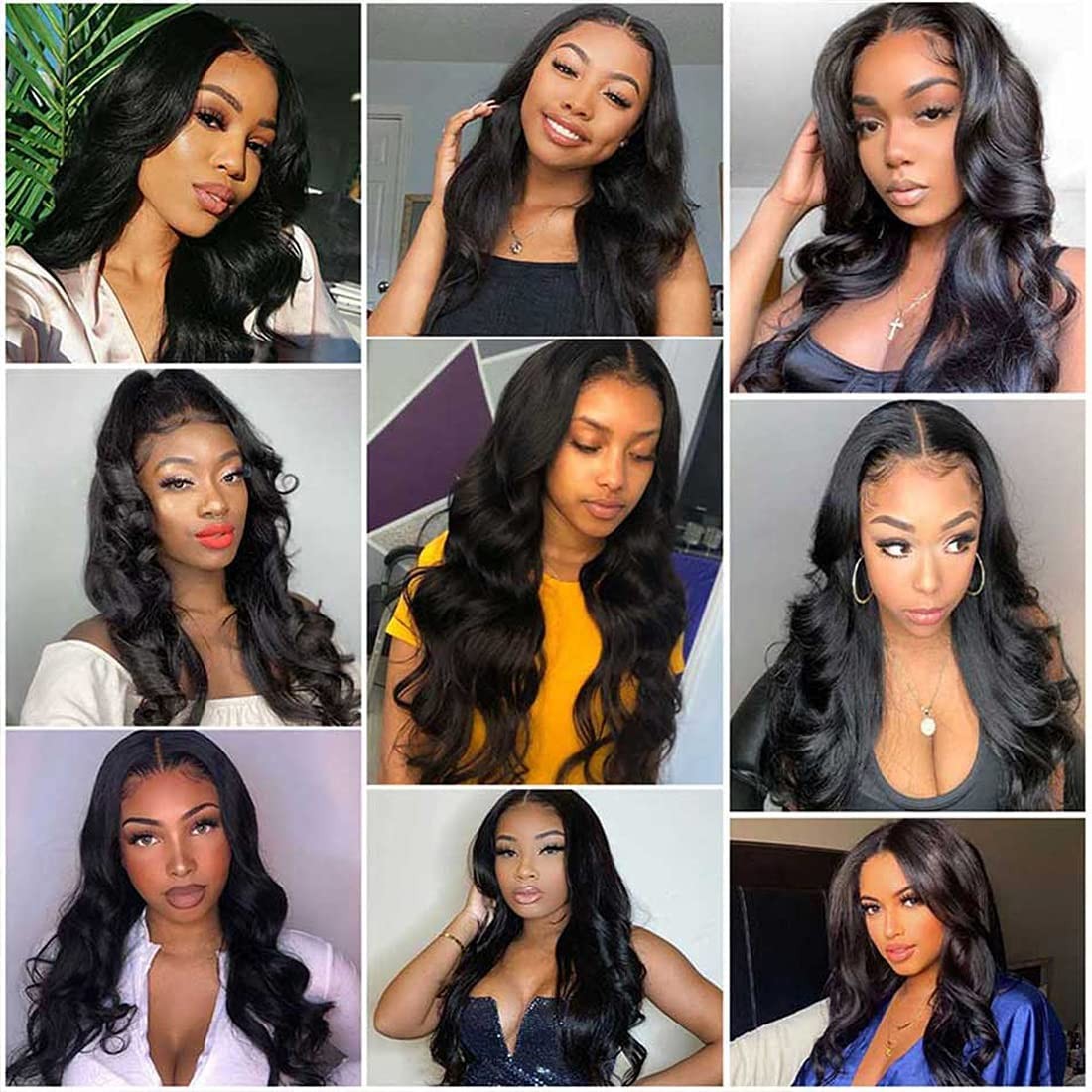 Aikebi Bundles Human Hair 28 28 28 Inch Body Wave P4/27 Human Hair Bundles 11A