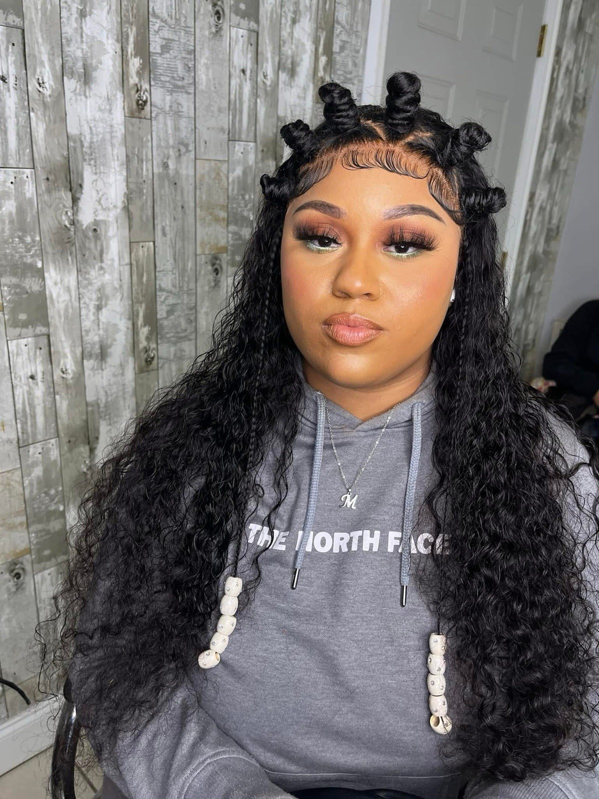 1 Set Water Wave Lace Front Human Hair Wig Wavy Wig For Women PrePlucked Long