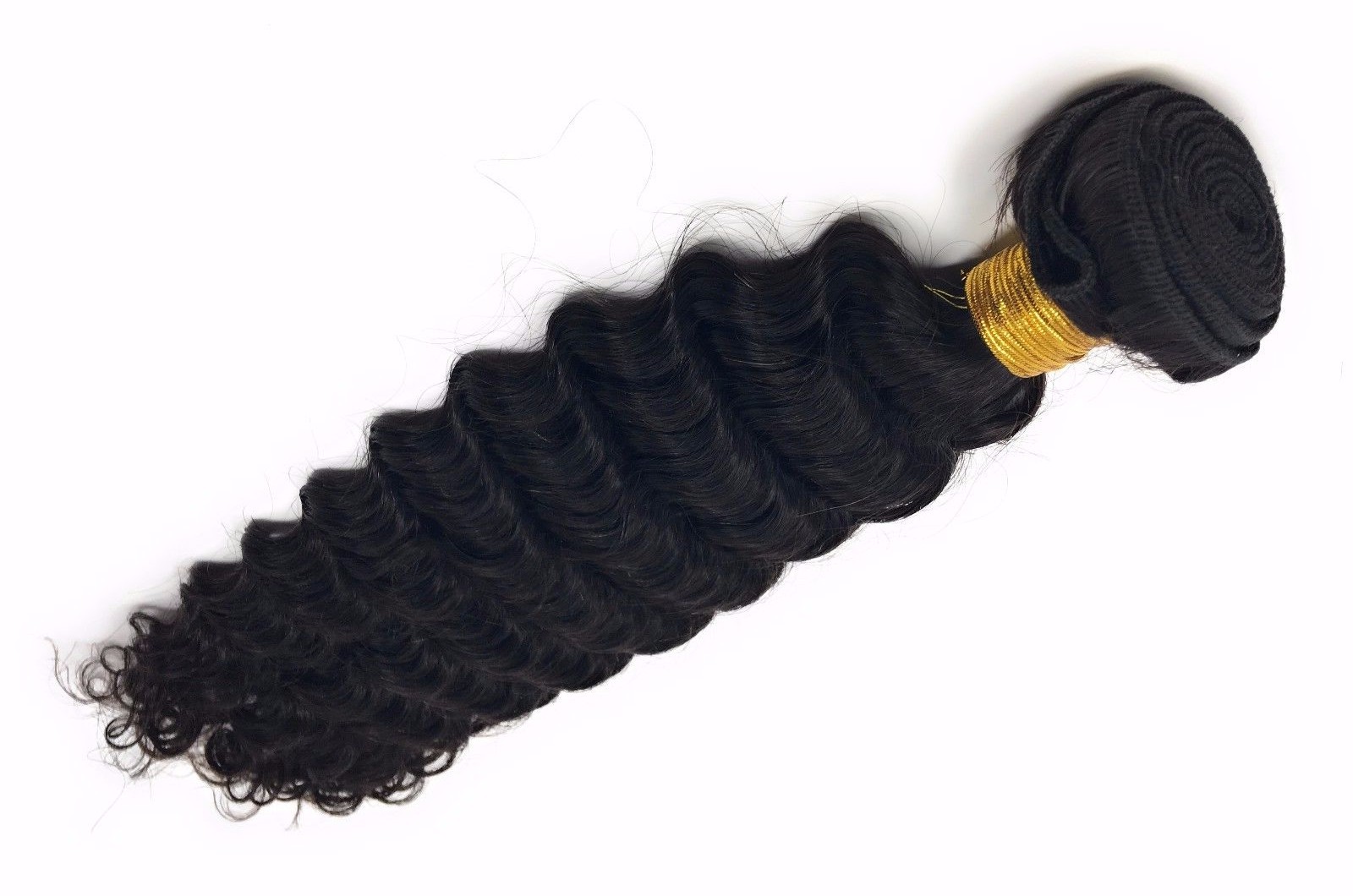 9A Remy Virgin Deep Wave Natural Color Sew In 100 Brazilian Human Hair Extension