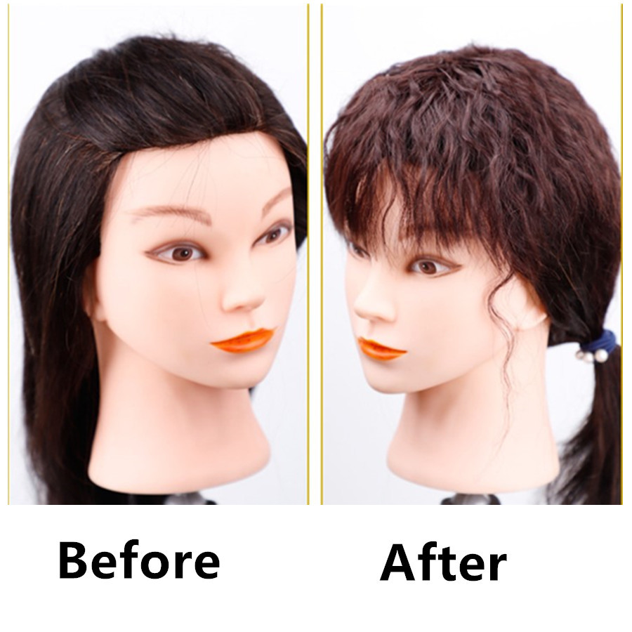 100% Human Hair Curly Wavy Topper Toupee Clip Hairpiece Top Wigs For Women Men