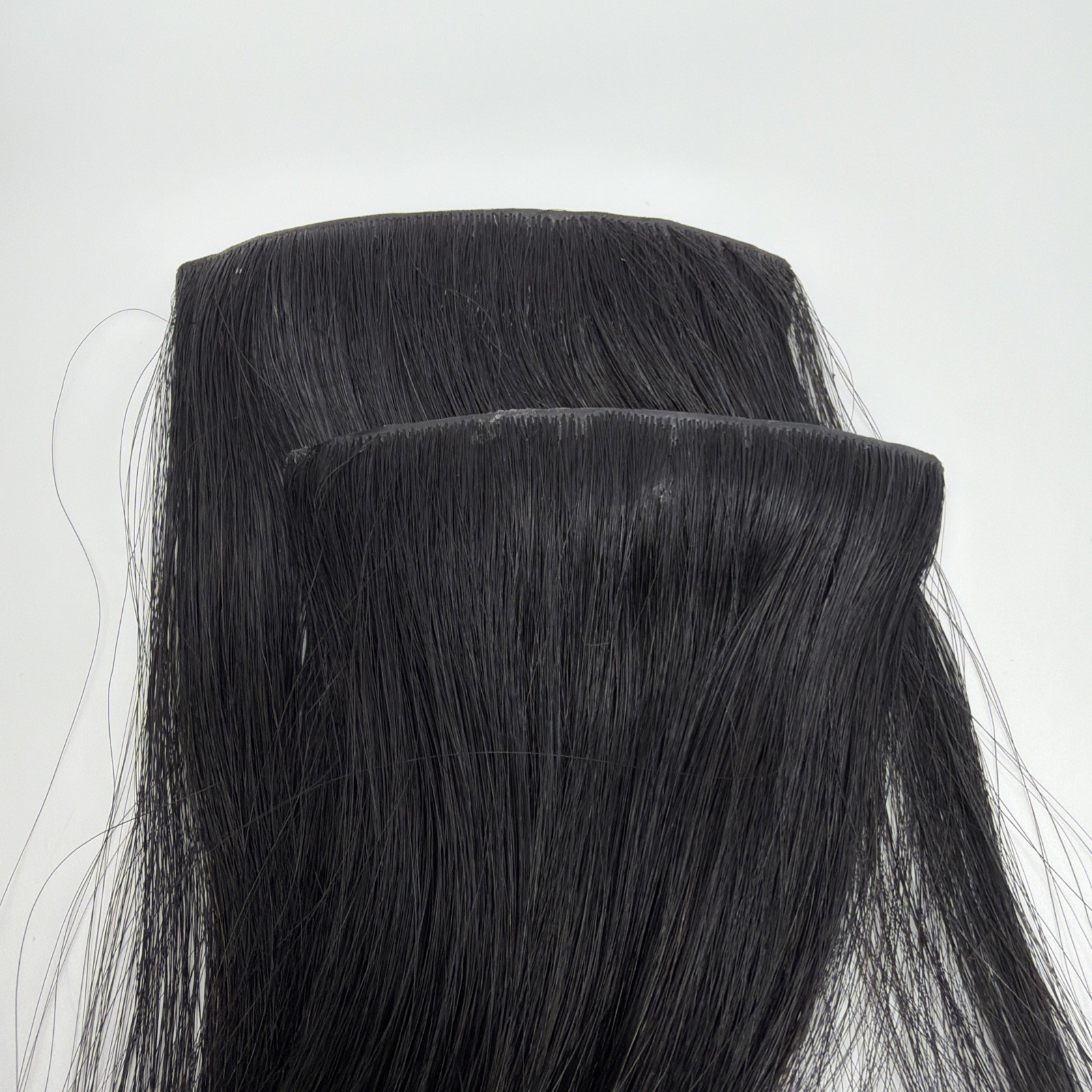 Bellami Halo Pro Hair Extension 20” Jet Black #1 Open Box Styled Once Remy Hair