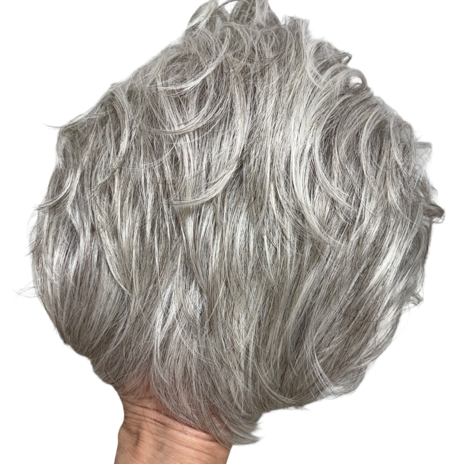 wig NWT in box COVER Ellen Wille Silver Mix short 2.2oz high heat mono-part