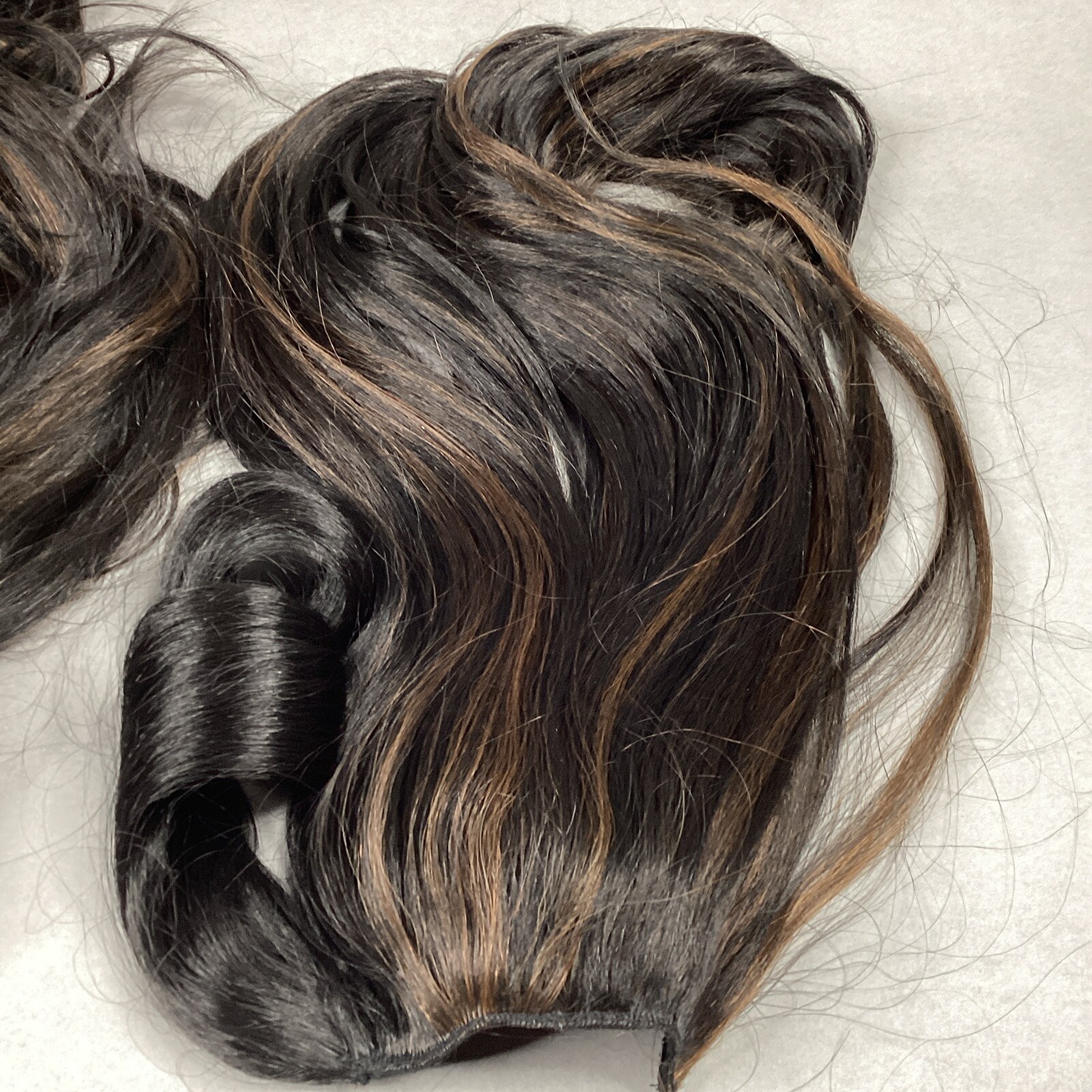 Converti-Cap + Wrap Pony Kiss & Tell #S1B/30 Black Brown Premium Synthetic Wig