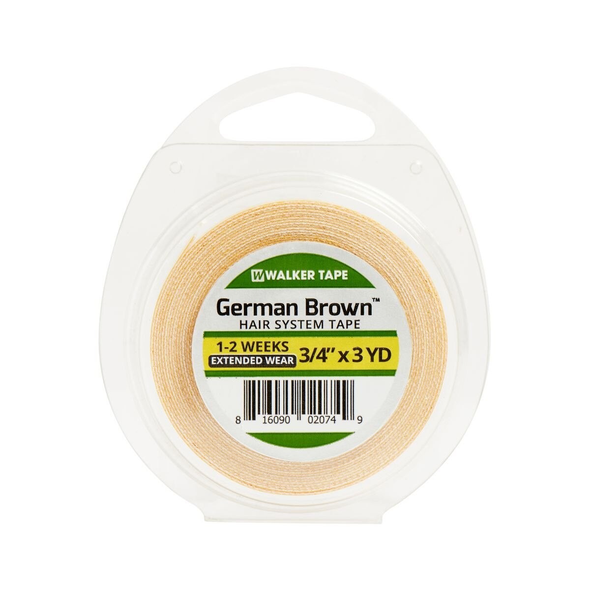 Walker German Brown Liner Cloth Hairpiece System Wig Tape Roll 3/4″ x 3 Yard