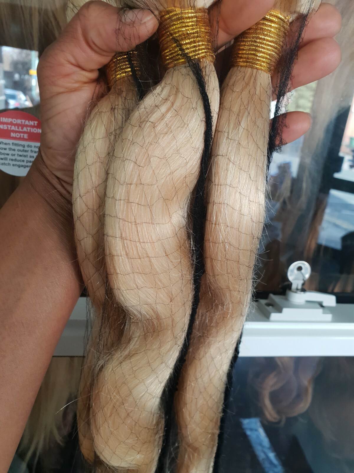 12A 100% PURE BLONDE 613# BRAZILIAN HUMAN HAIR BODY WAVE 30+30+30 300g 3BUNDLES
