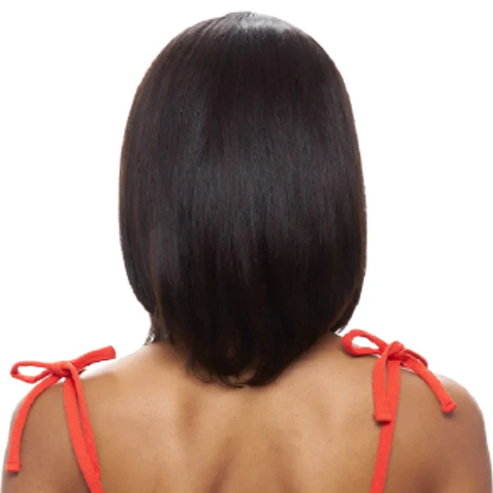 Vanessa 100% Brazilian Human Hair Swissilk Lace Front Wig – TCH ILONA – 1B