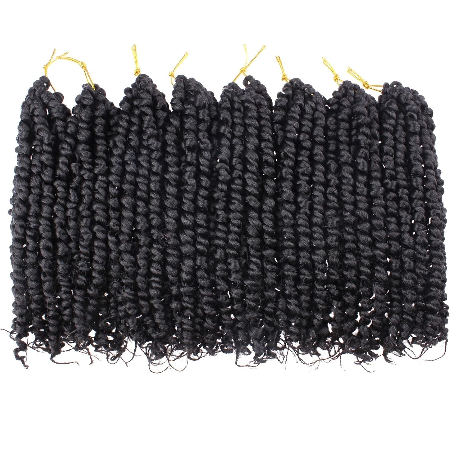 8 Pack Passion Twist Hair – 8 Inch, No Shedding, Perfect for Beginners