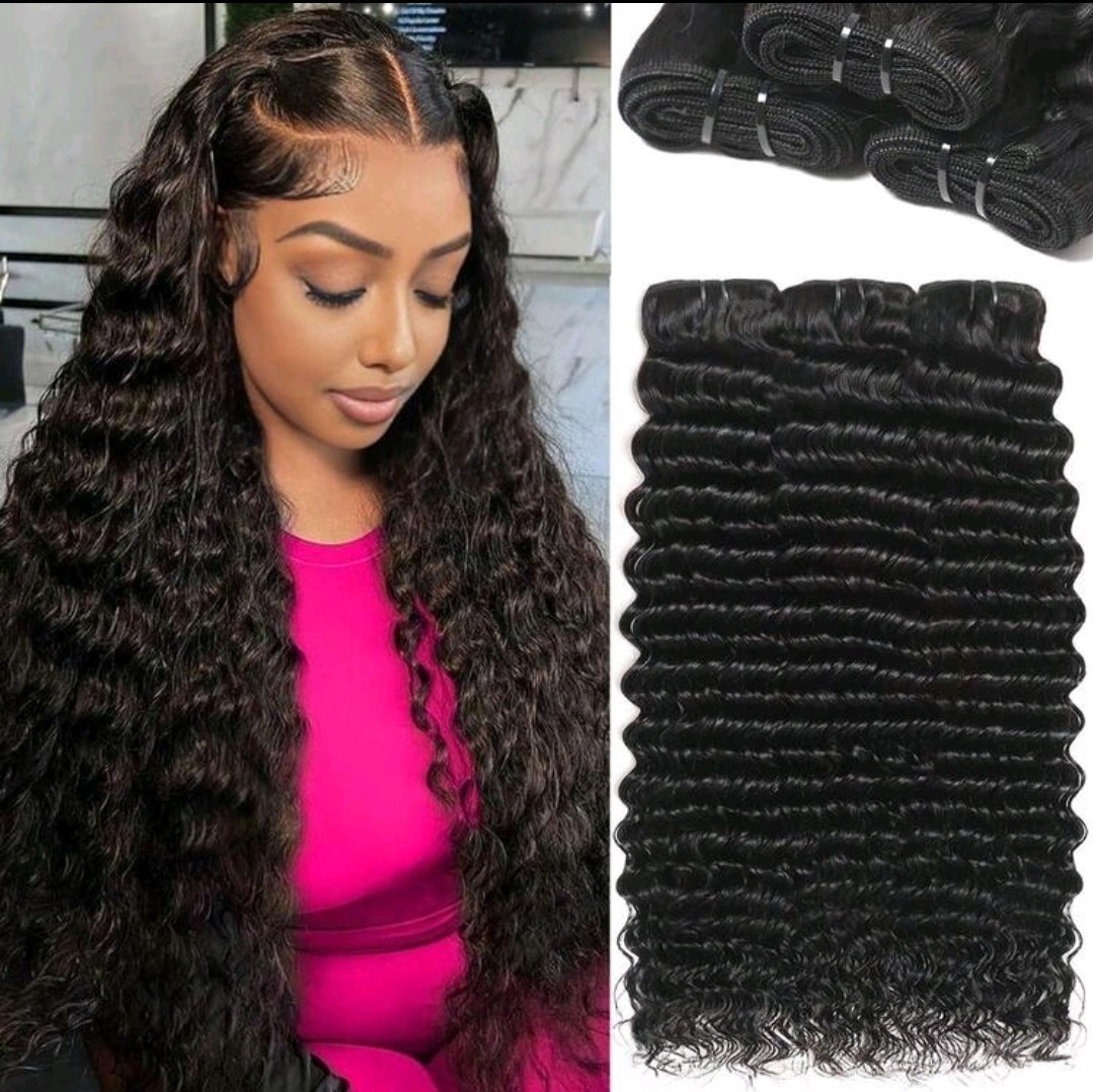 12A 3Pcs 12 Inch Human Hair, Deep Weave,Unprocessed Virgin Remy Hair Extensions