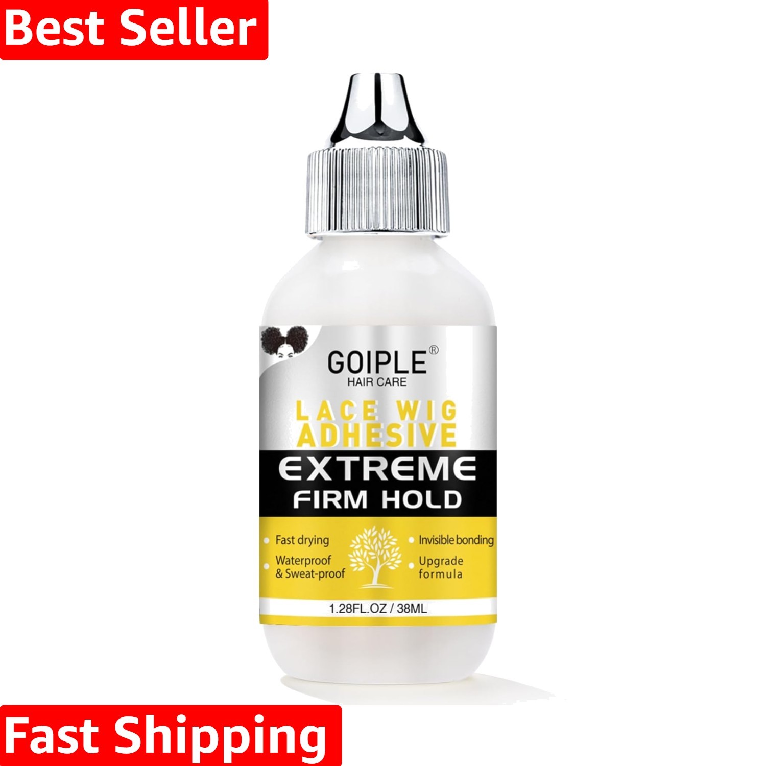 Waterproof Lace Front Wig Glue – Strong Hold Invisible Adhesive for Natural Look