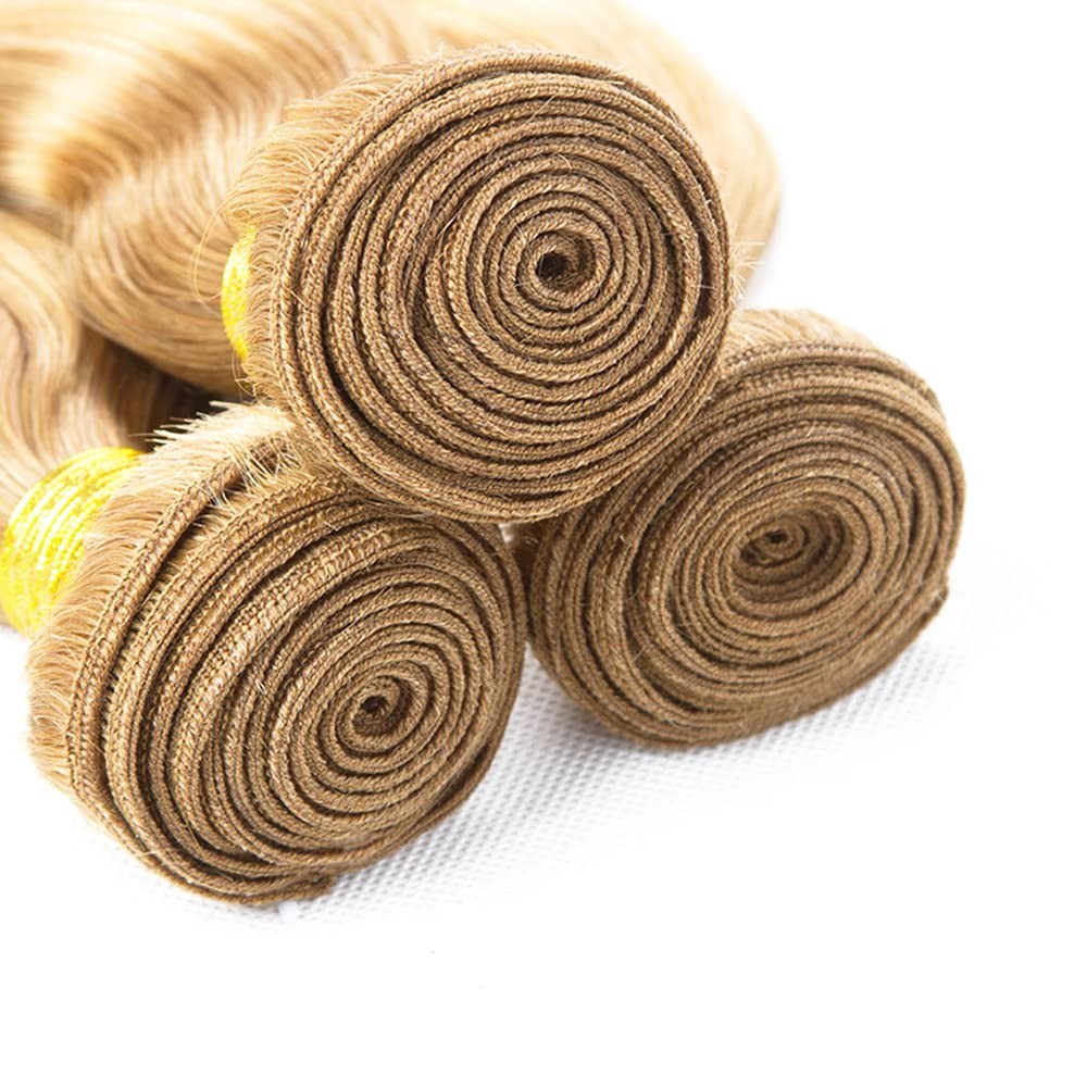 30 32 34 Inch Wuvusnm Hair 613 Bundles Human Hair Blonde Deep Wave Bundle
