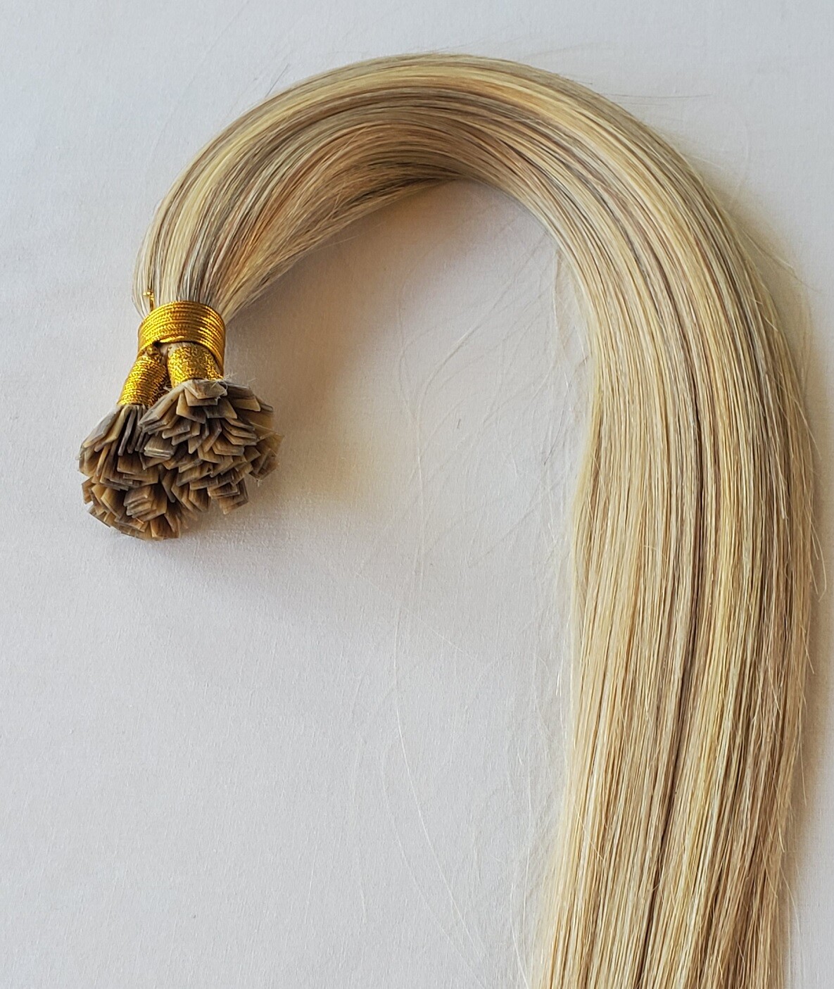 18″,22″ 100 grams ,Flat Tip Keratin Remy Human Hair Extensions # 18/613