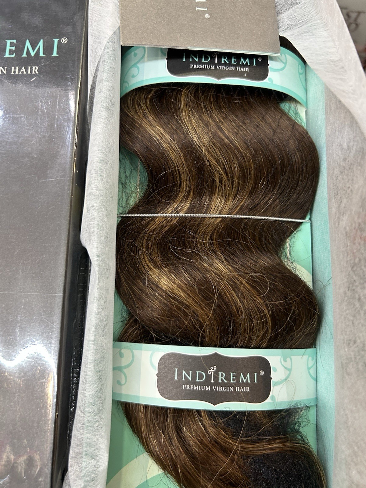 Bobbi Boss indi remi ocean wave Human Hair Extension 14” Inches Color 4/27