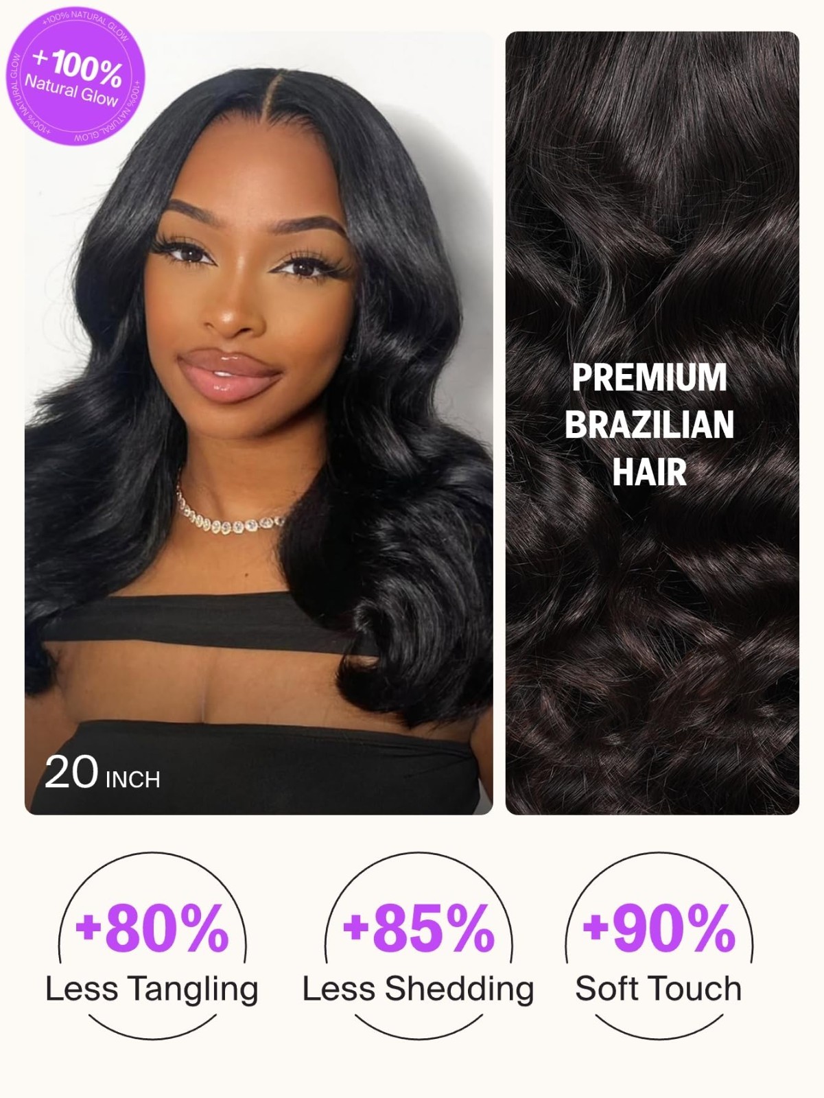 6×5 Glueless Human Hair Wig 210% Density Body Wave Pre Plucked Drawstring 20 Inc