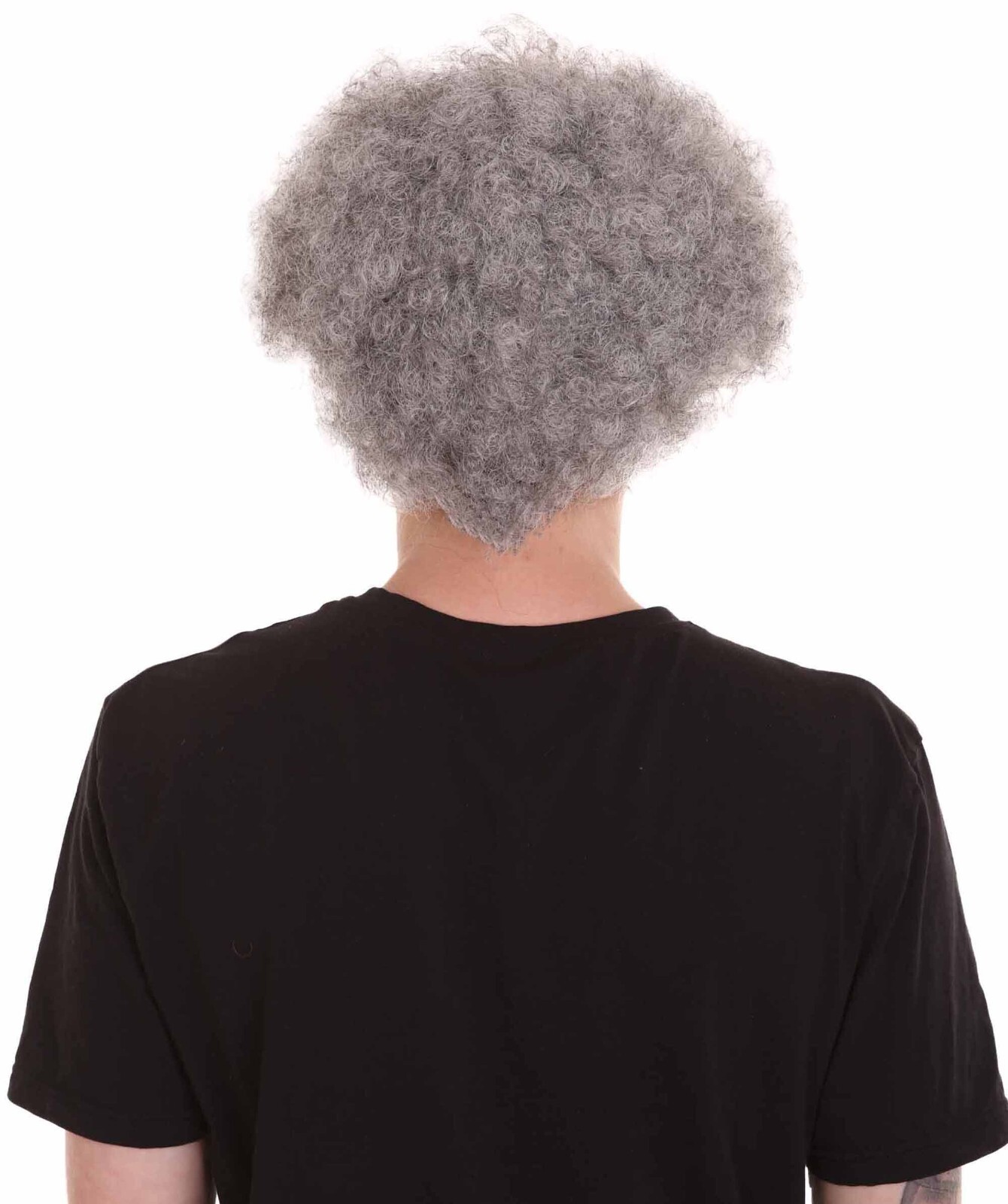 HPO Adult Unisex Half Bald Curly Scary Clown Wig, HM-1172A
