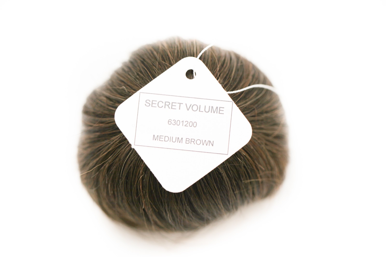 Secret Volume Hair Topper Daisy Fuentes Wig Beauty Glamour Elegant Medium Brown