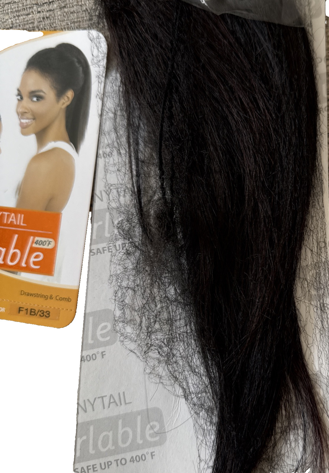 Beshe Ponytail Drawstring & Comb Curl able Color F1B/33