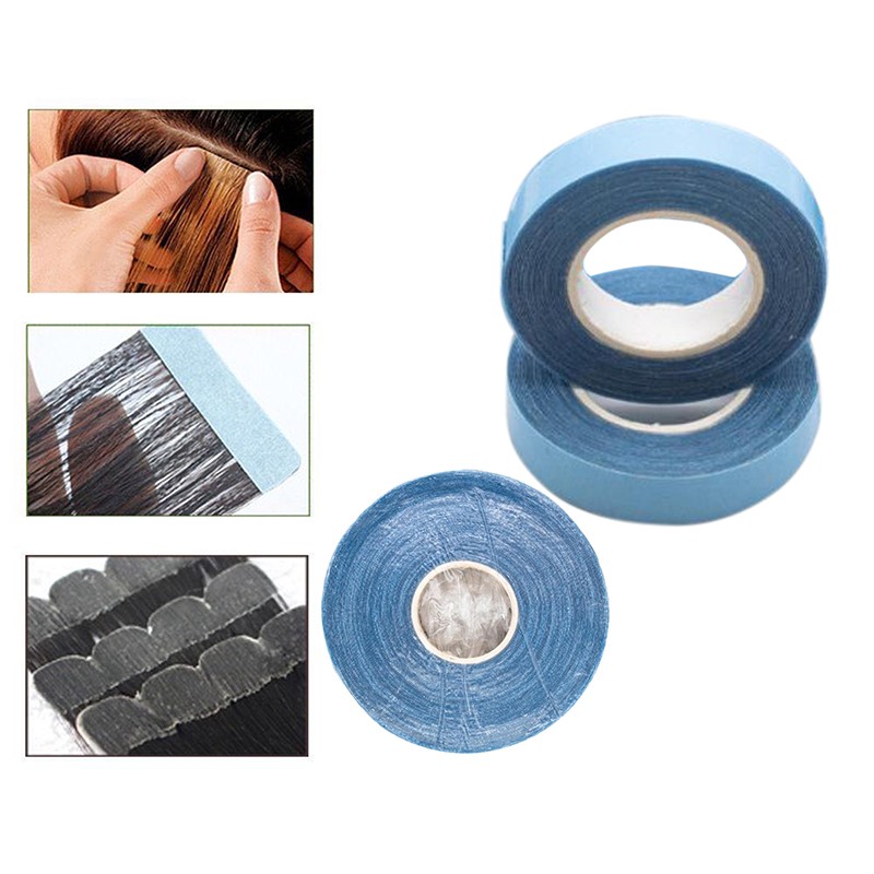 1 Roll 0.8CM*3 Yards Hair Wig Tape Double-Sided Adhesive Tape Hair Extens..X